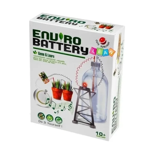 KIT DE EXPERIMENTO EDUCATIVO BATERIA NATURAL CIENCIA PARA NIÑOS - 2
