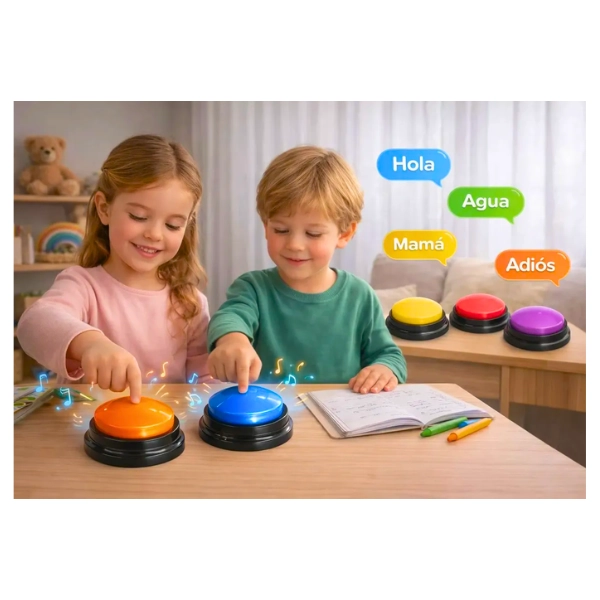BOTON GRABADOR DE VOZ NIÑOS DESARROLLO LENGUAJE - 3