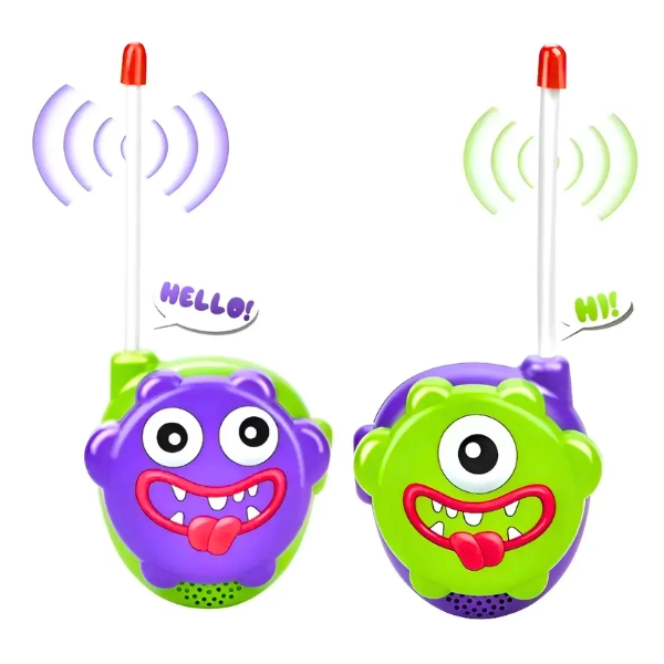 JUGUETE NIÑO RADIO TRANSMISOR WALKIE TALKIE SET DE 2 UNID - 3