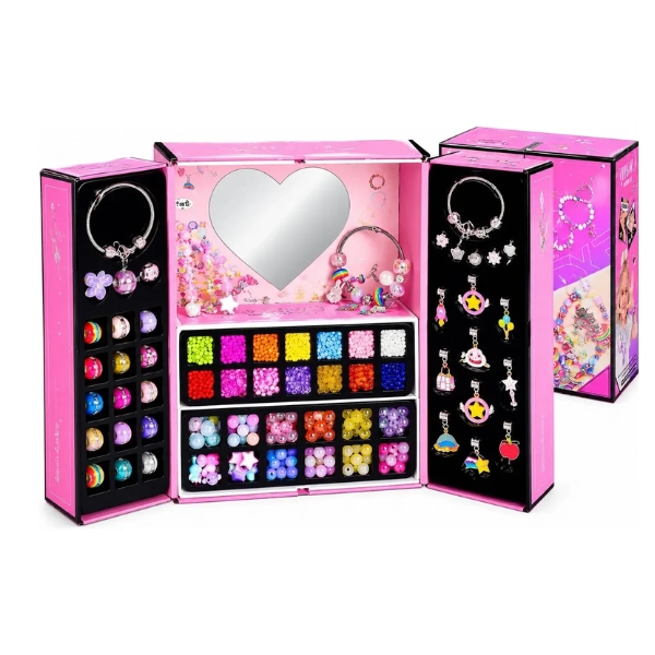 KIT PARA ARMAR CREAR PULSERAS NIÑAS 2388 PIEZAS - 1