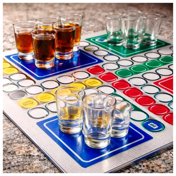 JUEGO DE MESA LUDO BEBER TRAGOS 4 JUGADORES - 3