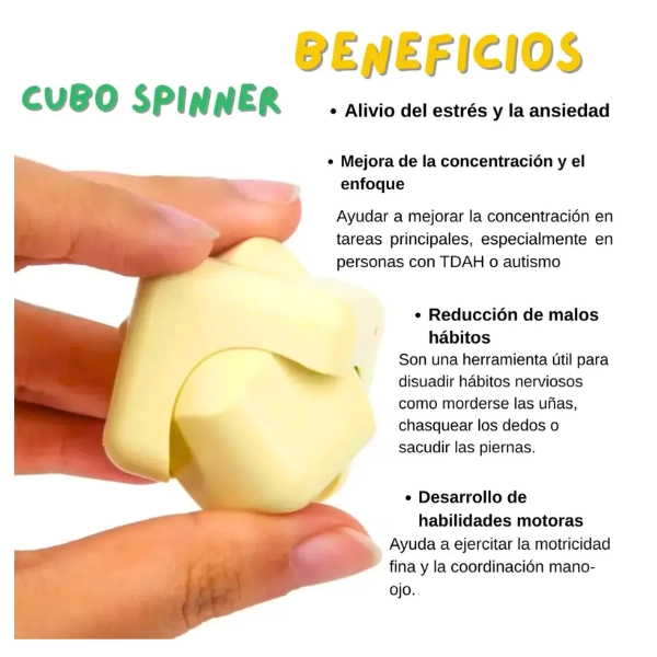 MINI CUBO SENSORIAL PARA CONCENTRACION Y RELAJACION - 4