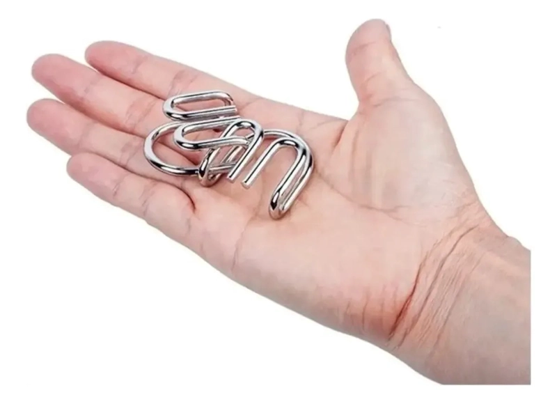 ROMPECABEZAS METALICO 3D DE ALAMBRE PACK DE 8 - 5