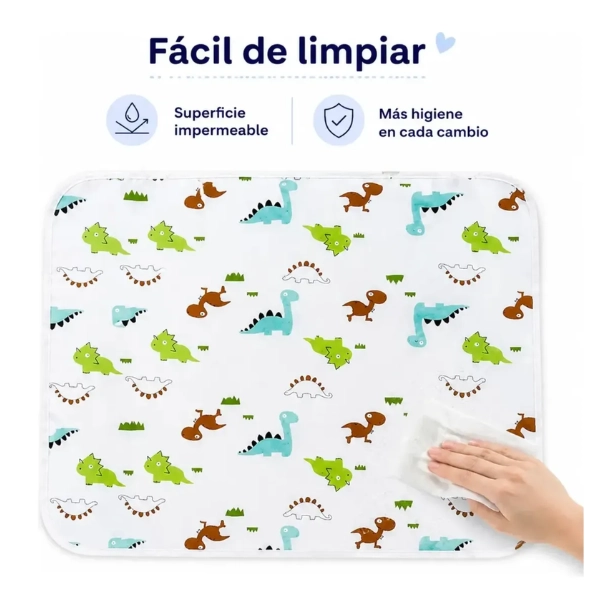 MUDADOR CAMBIADOR BEBE IMPERMEABLE - 4