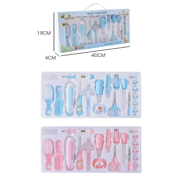 KIT HIGIENE BEBE  RECIE N NACIDO CON TERMOMETRO Y ACCESORIOS - 3