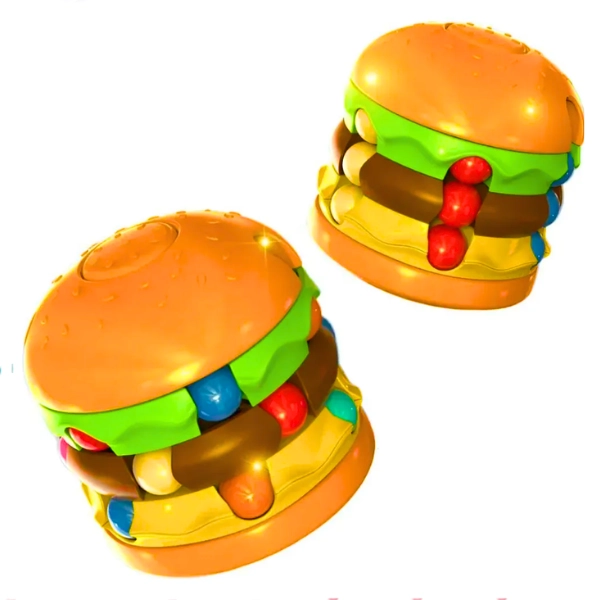 HAMBURGUESA SENSORIAL ANTIESTRE S  GIRATORIA SPINNER NIÑOS - 4