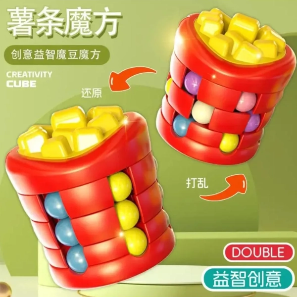 PAPA FRITA SENSORIAL ANTIESTRES GIRATORIA SPINNER NIÑOS - 3