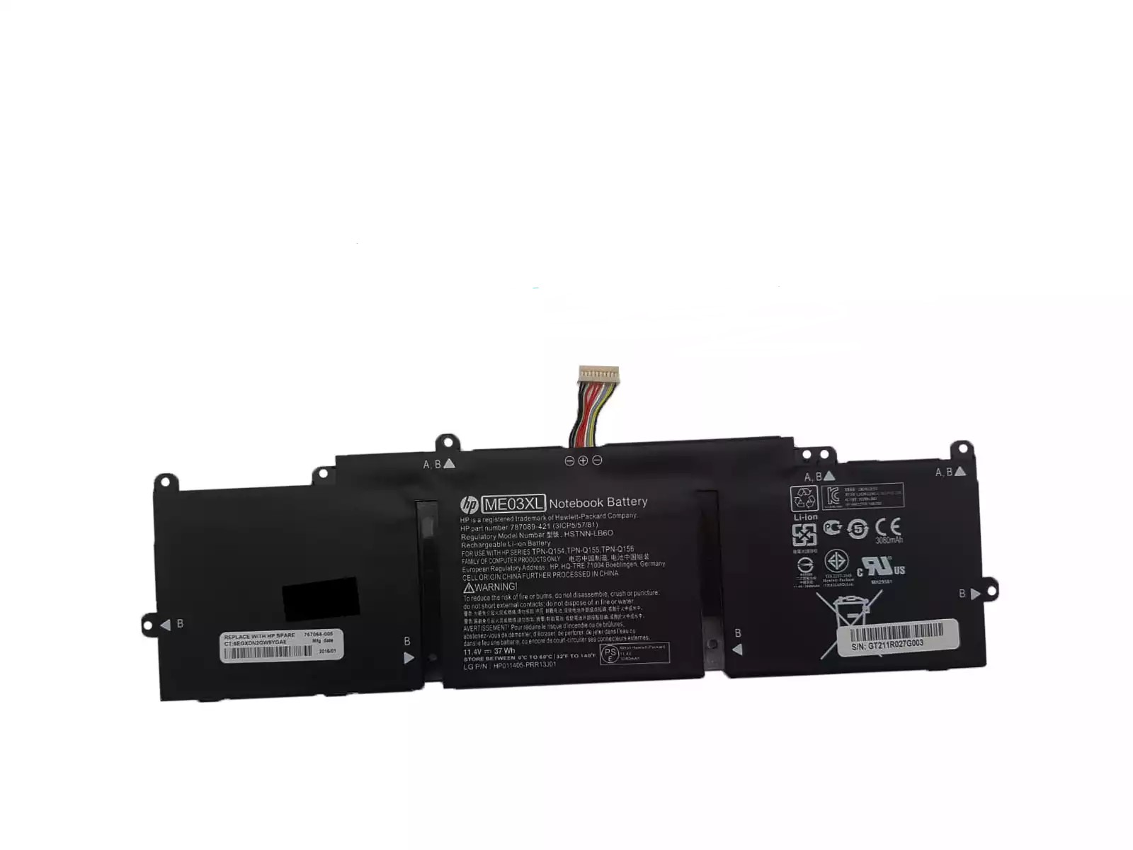 BATERIA HP STREAM 13-C ORIGINAL 4 CELDAS NEGRO(ME03XL) - 1