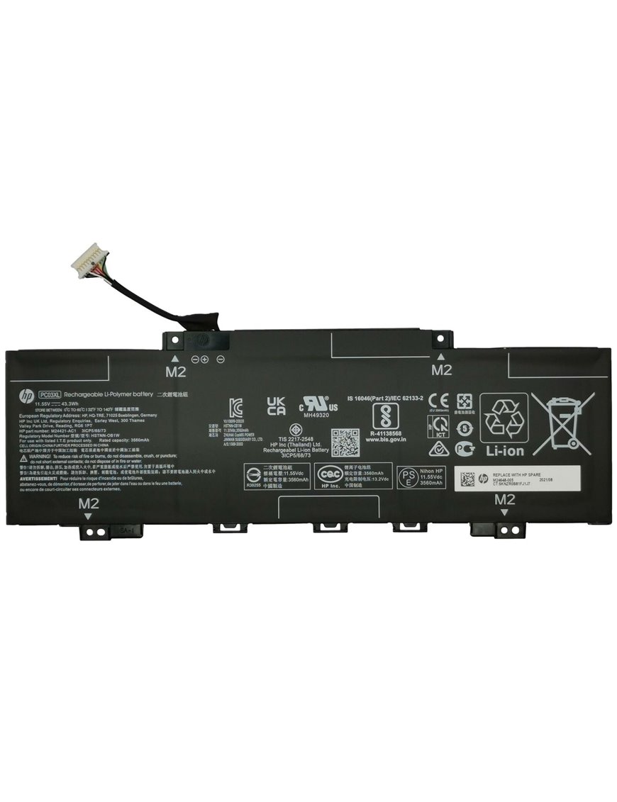 BATERIA HP 14-DW 14-DH 14-CD ORIG 3 CELDAS PC03XL - 1
