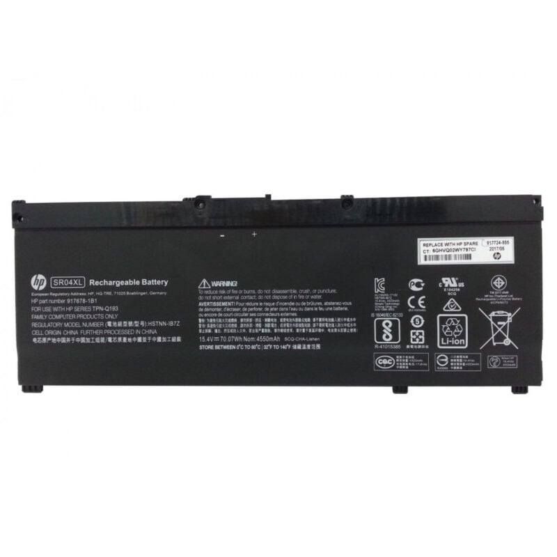 BATERIA HP OMEN 15-CE ORIGINAL 4 CELDAS NEGRO (SR04XL) - 1