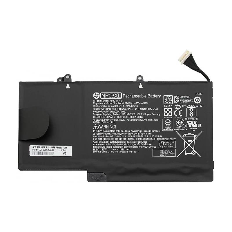 BATERIA HP ZN08XL ORIGINAL 9 CELDAS 92WH - 1
