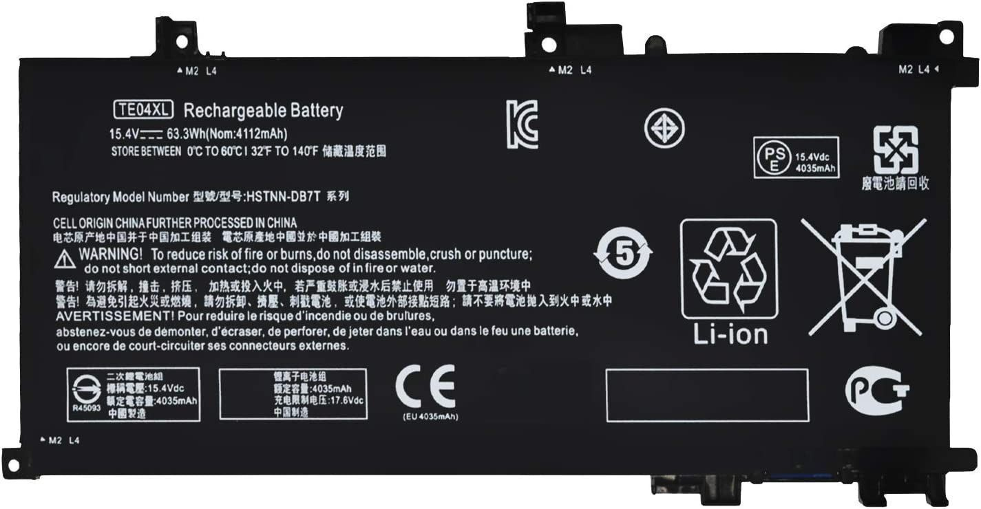 BATERIA HP OMEN 15-AX200 TE04XL 4 CELDAS ORIGINAL - 1