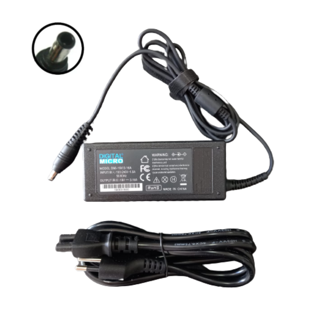 CARGADOR ALTERNATIVO PARA NOTEBOOK SAMSUNG 90W, 19V, 4.74A, CONECTOR 5.5MM*3MM - 2