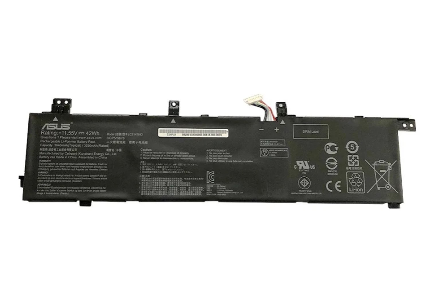 BATERIA ASUS VIVOBOOK S14 S432 3C C31N1843 ORG - 1