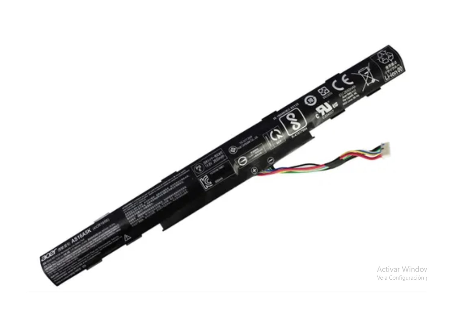 BATERIA ACER E5-575G 4 CELDAS ORIG NEGRO AS16A5K - 1