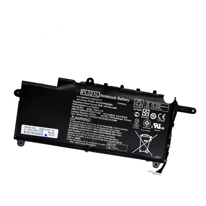 BATERIA HP 11-N X360 2 CELDAS ORG NEGRO PL02XL - 1