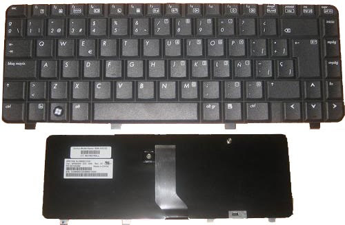 TECLADO HP 500 520 ESPAÑOL NEGRO - 1