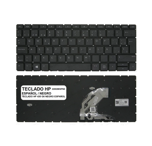 TECLADO HP PROBOOK 430 G6 435 G6 NEGRO ESPAÑOL - 1