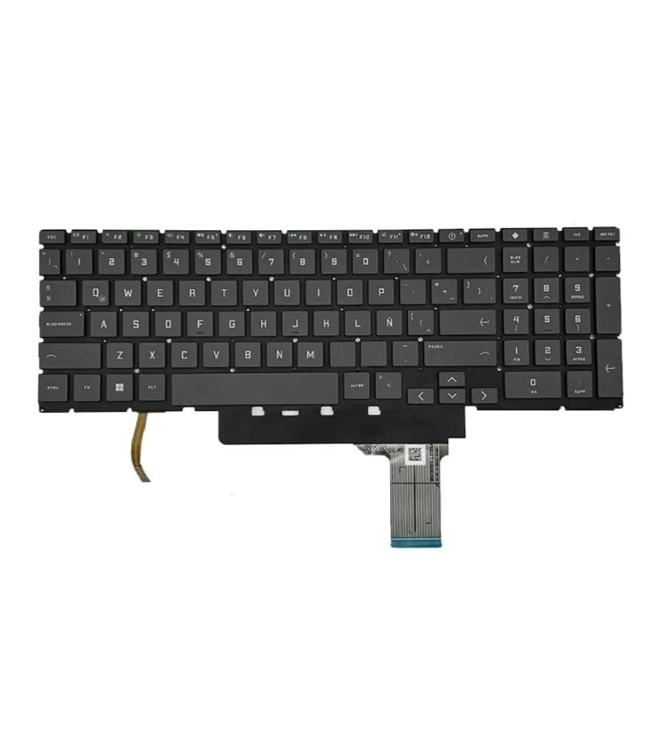 TECLADO HP VICTUS 16-D ESPAÑOL GRIS RETROILUMINADO - 1