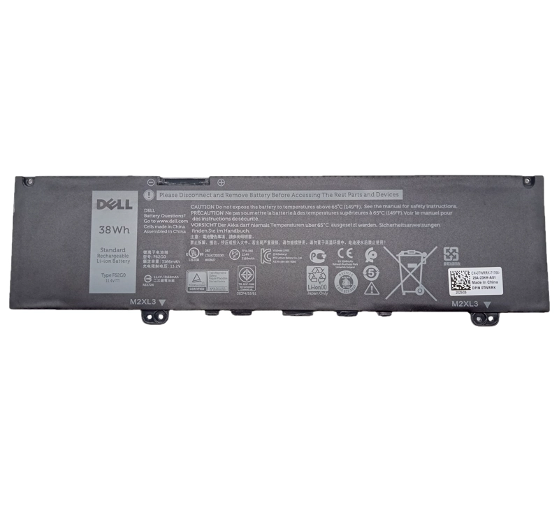 BATERIA DELL INSPIRON 13 7373 3 CELDAS NEGRO F62G0 - 1