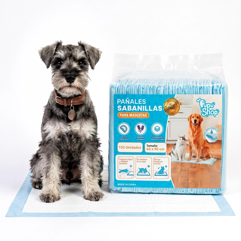 100 PAÑALES SABANILLAS MASCOTAS PERROS 60X90 CM PUPU SHOP - 2