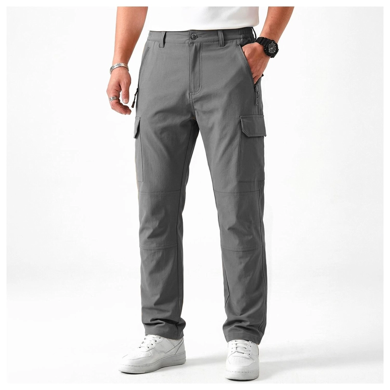 PANTALON TERMICO SOFTSHELL IMPERMEABLE HOMBRE INVIERNO FRIO - 1