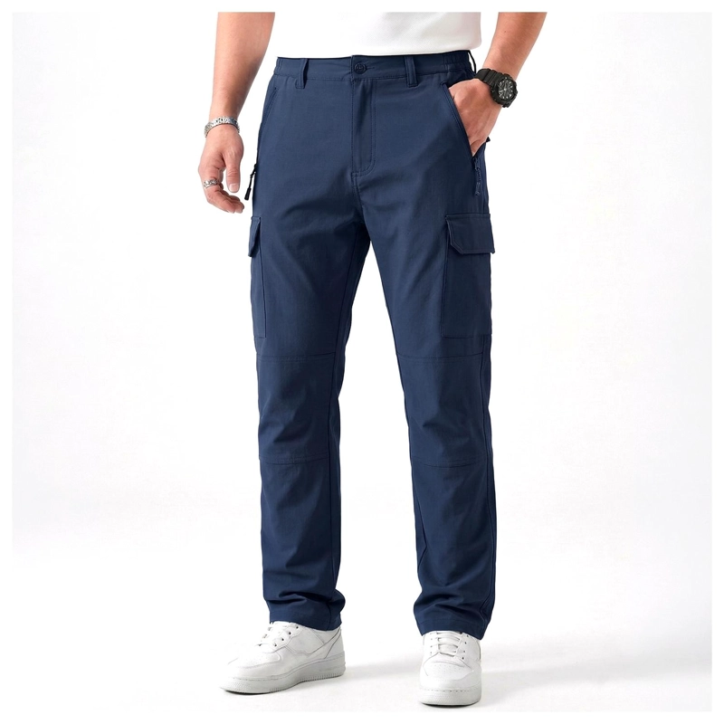 PANTALON TERMICO SOFTSHELL IMPERMEABLE HOMBRE INVIERNO FRIO - 1