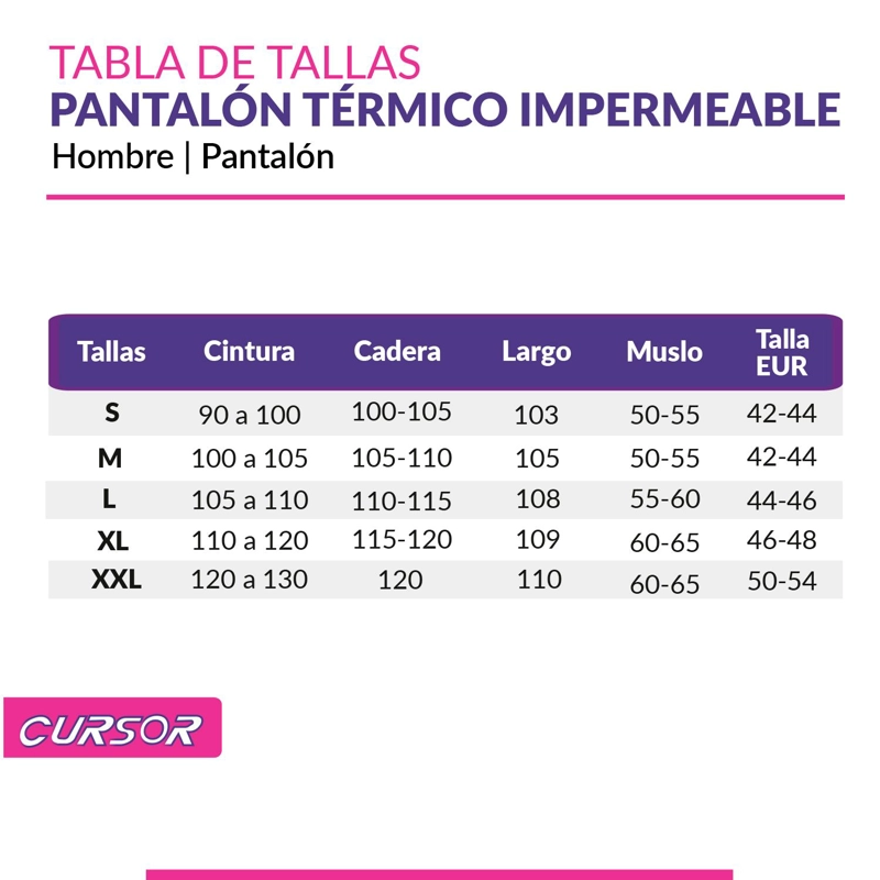 PANTALON TERMICO SOFTSHELL IMPERMEABLE HOMBRE INVIERNO FRIO - 8