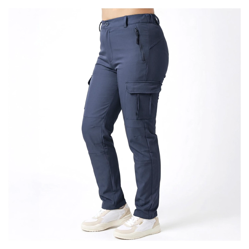 PANTALON TERMICO IMPERMEABLE SOFTSHELL CON MICROPOLAR MUJER - 1