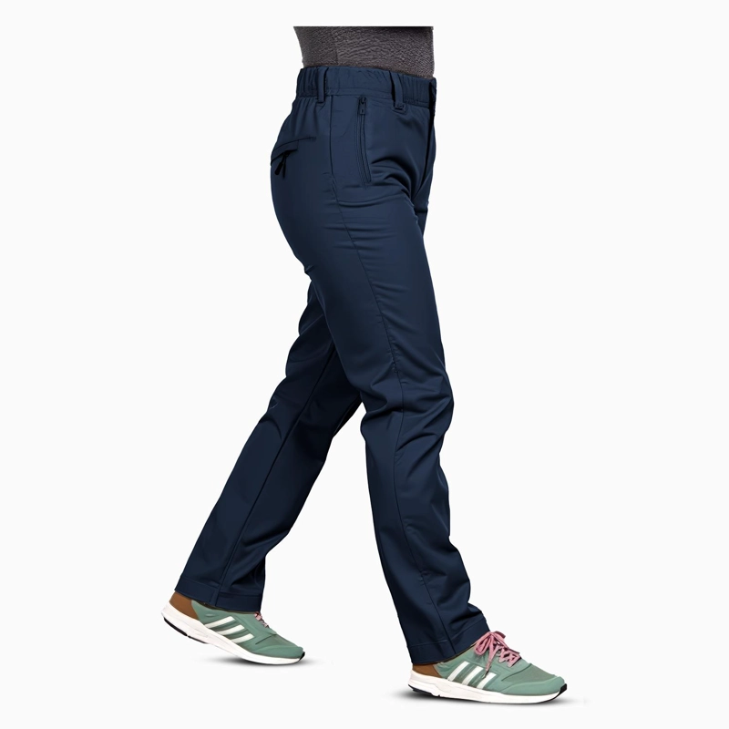 PANTALON TERMICO IMPERMEABLE SOFTSHELL CON MICROPOLAR MUJER - 2