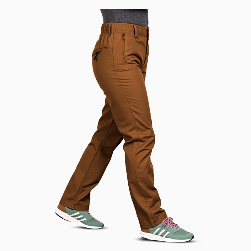 PANTALON TERMICO IMPERMEABLE SOFTSHELL CON MICROPOLAR MUJER - 2