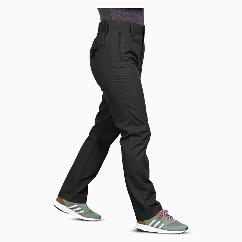 PANTALON TERMICO IMPERMEABLE SOFTSHELL CON MICROPOLAR MUJER - 2