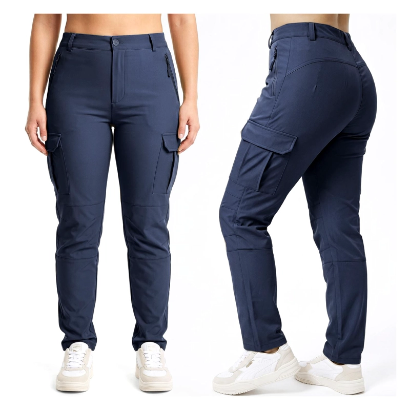 PANTALON TERMICO IMPERMEABLE SOFTSHELL CON MICROPOLAR MUJER - 3