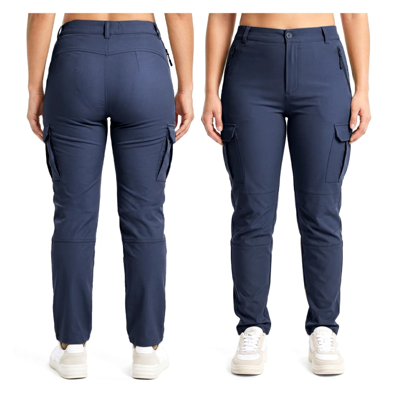 PANTALON TERMICO IMPERMEABLE SOFTSHELL CON MICROPOLAR MUJER - 4