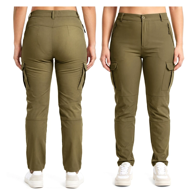 PANTALON TERMICO IMPERMEABLE SOFTSHELL CON MICROPOLAR MUJER - 4