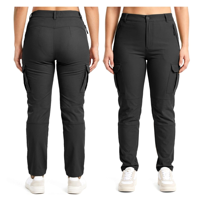PANTALON TERMICO IMPERMEABLE SOFTSHELL CON MICROPOLAR MUJER - 4