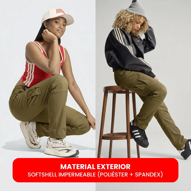 PANTALON TERMICO IMPERMEABLE SOFTSHELL CON MICROPOLAR MUJER - 5