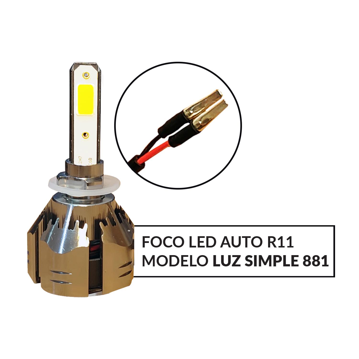 KIT TURBO LED CURSOR H4 H1 H3 H7 H11 H13 9005 9006 880 12000LM/ C6 881 - 2