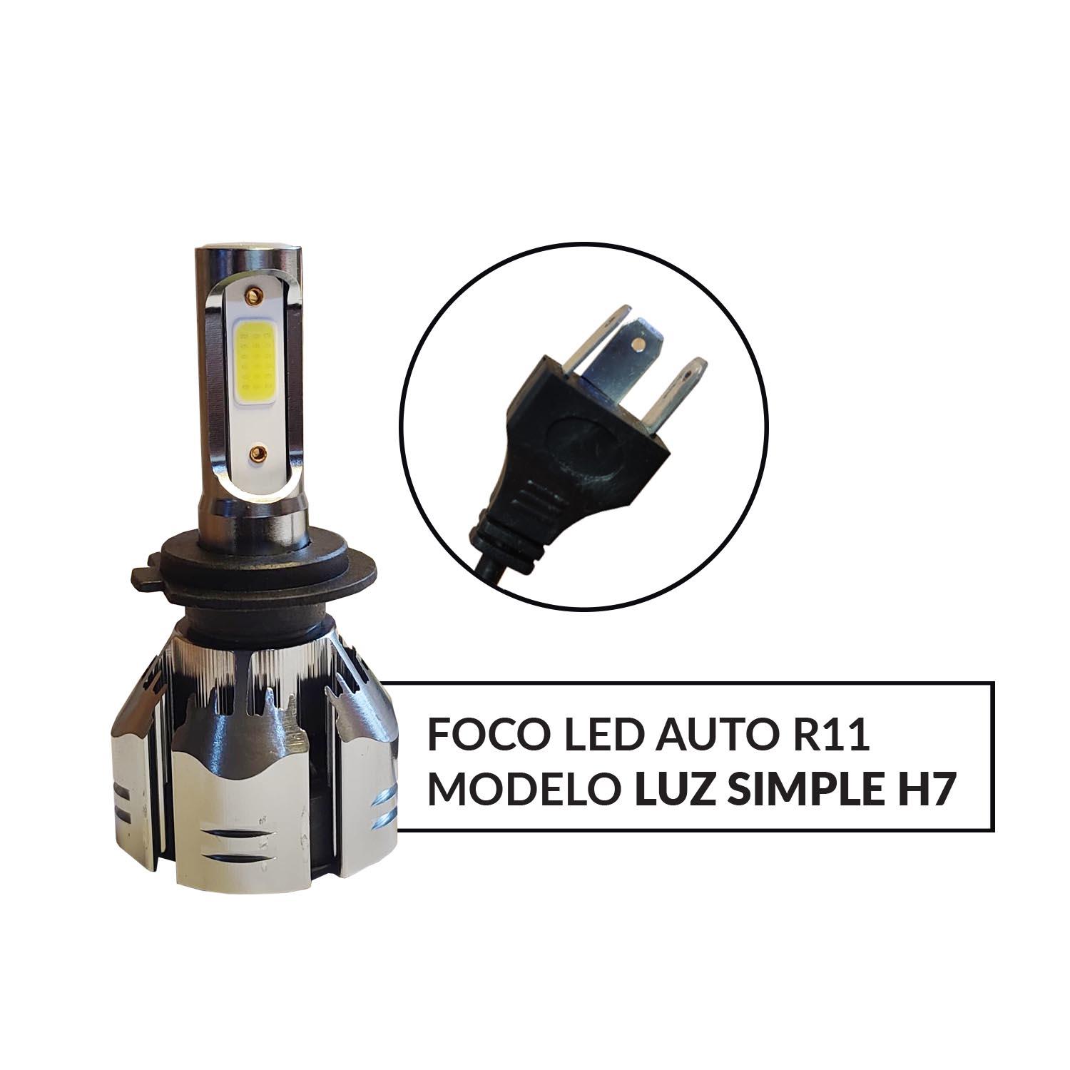 KIT TURBO LED CURSOR H4 H1 H3 H7 H11 H13 9005 9006 880 12000LM/ C6 H7 - 2