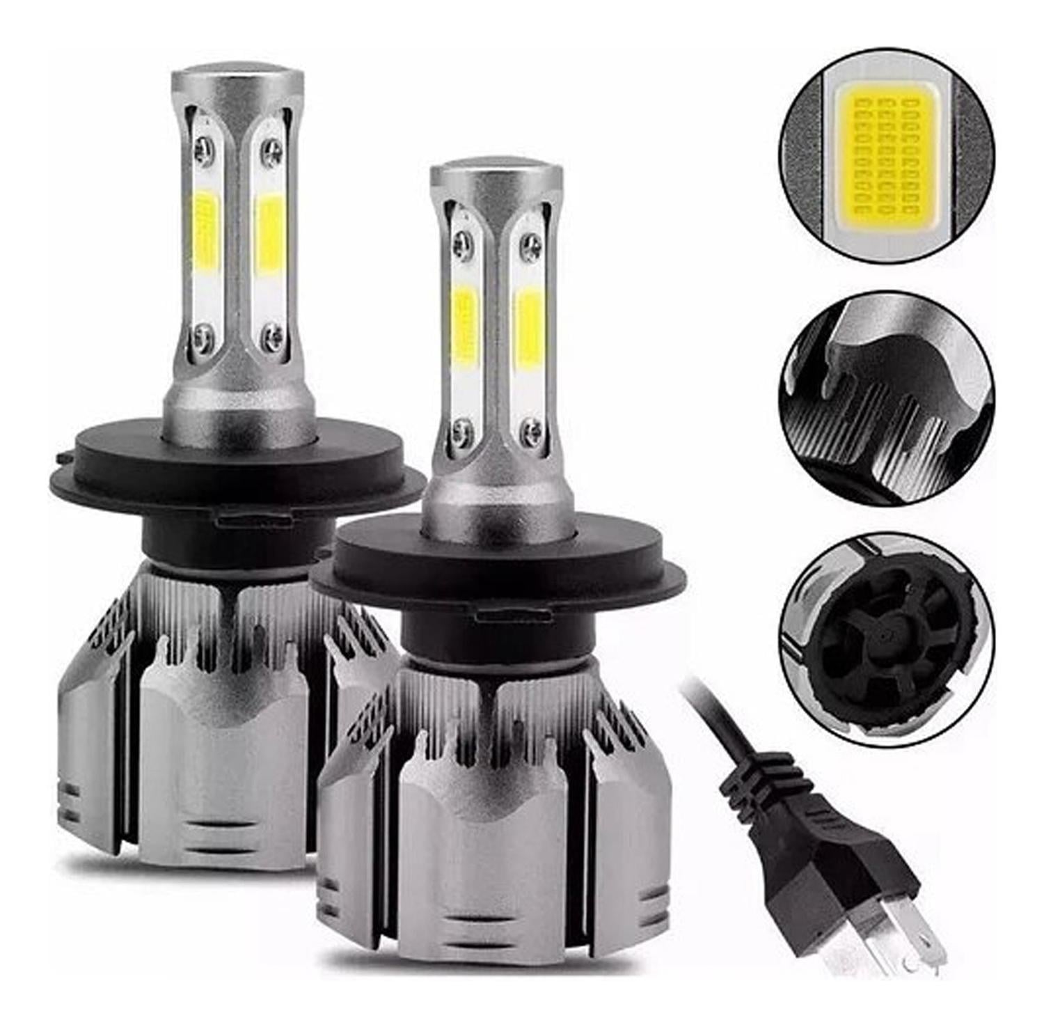 KIT TURBO LED CURSOR H4 H1 H3 H7 H11 H13 9005 9006 880 12000LM/ C6 H7 - 5