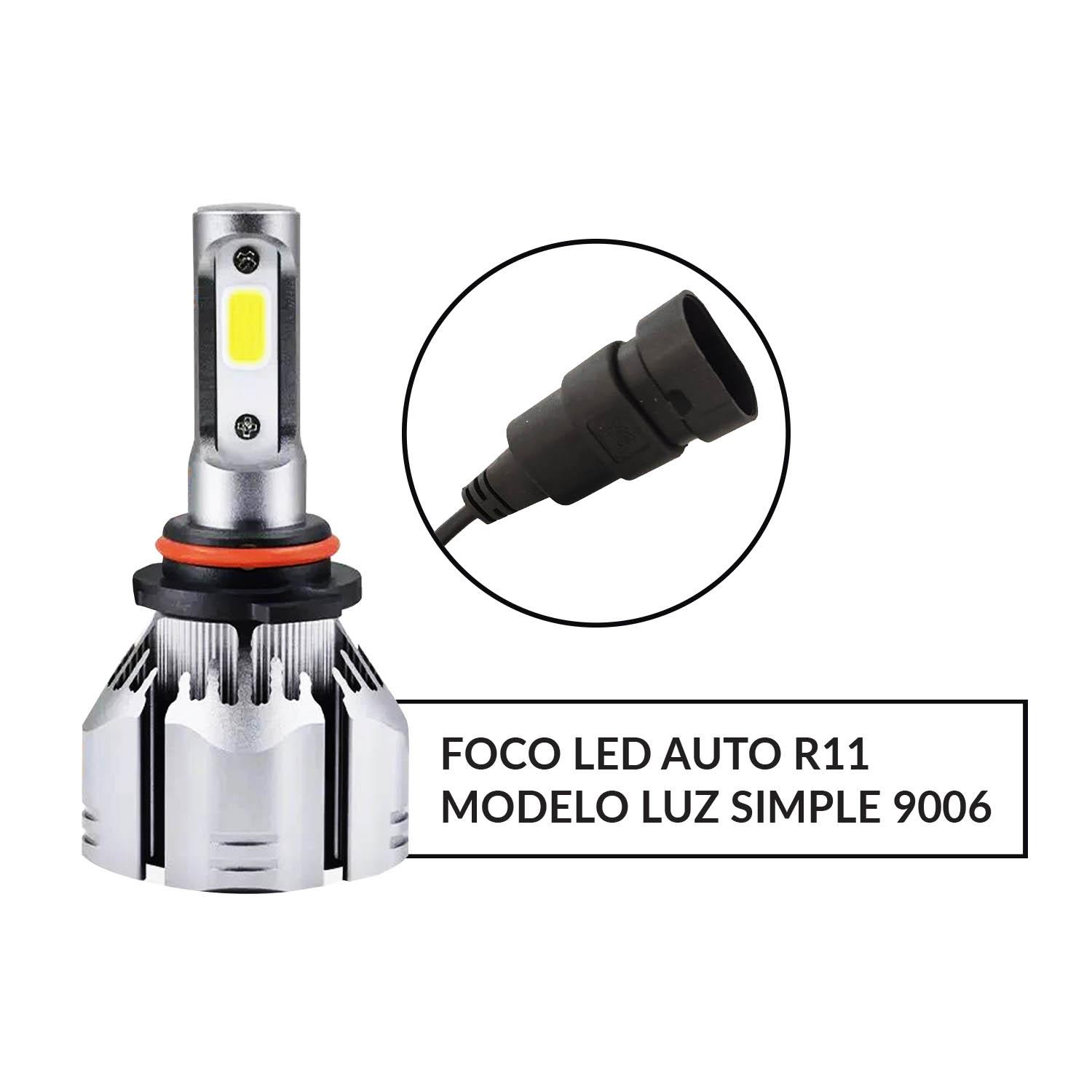 KIT TURBO LED CURSOR H4 H1 H3 H7 H11 H13 9005 9006 880 12000LM/ C6 9006 - 2