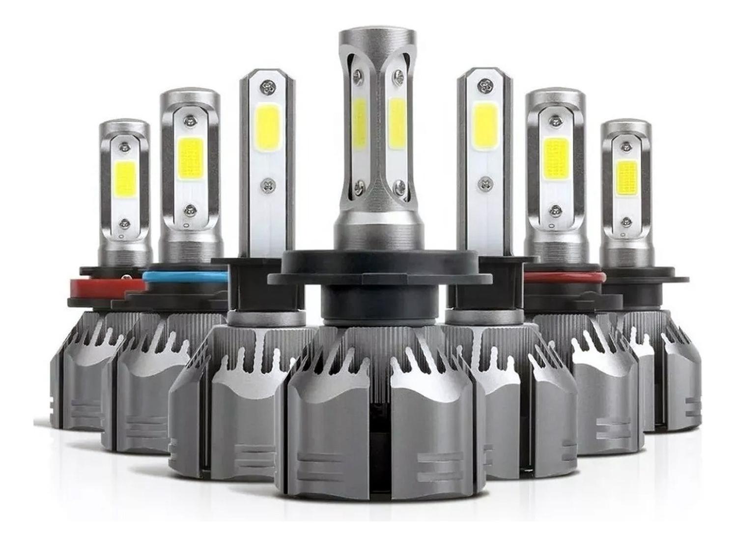 KIT TURBO LED CURSOR H4 H1 H3 H7 H11 H13 9005 9006 880 12000LM/ C6 880 - 1