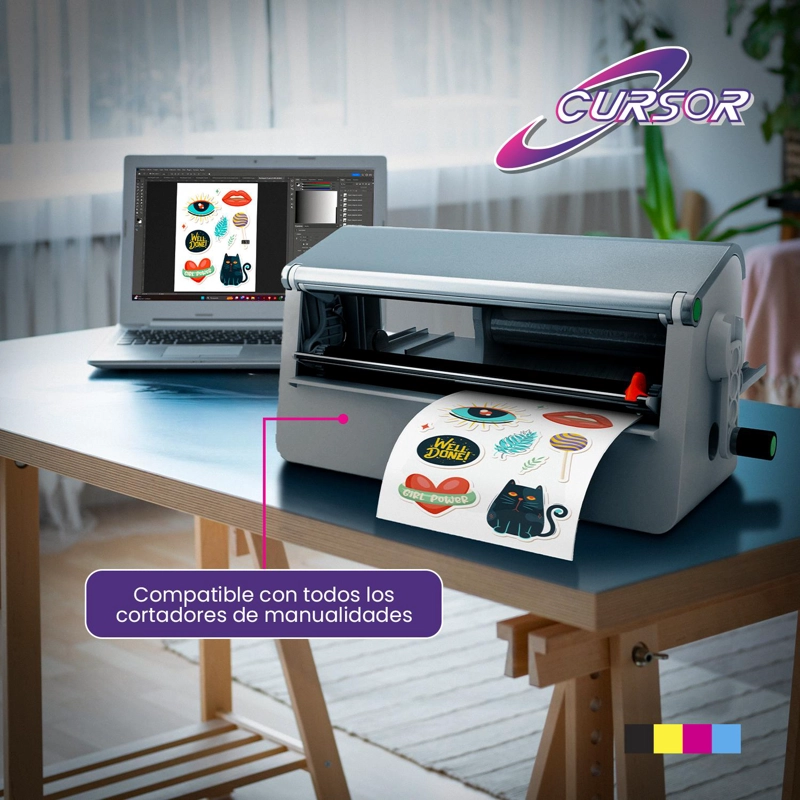 VINILO ADHESIVO A4 BLANCO IMPRIMIBLE/20HJS - 7
