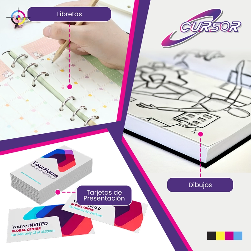 PAPEL BOND 106GR A6 250H AGENDAS DIARIOS NOTAS CURSOR - 6