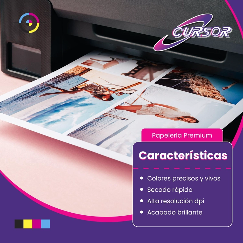 PAPEL FOTOGRÁFICO CURSOR A4 180 GRAMOS PACK 100 HOJAS - 5