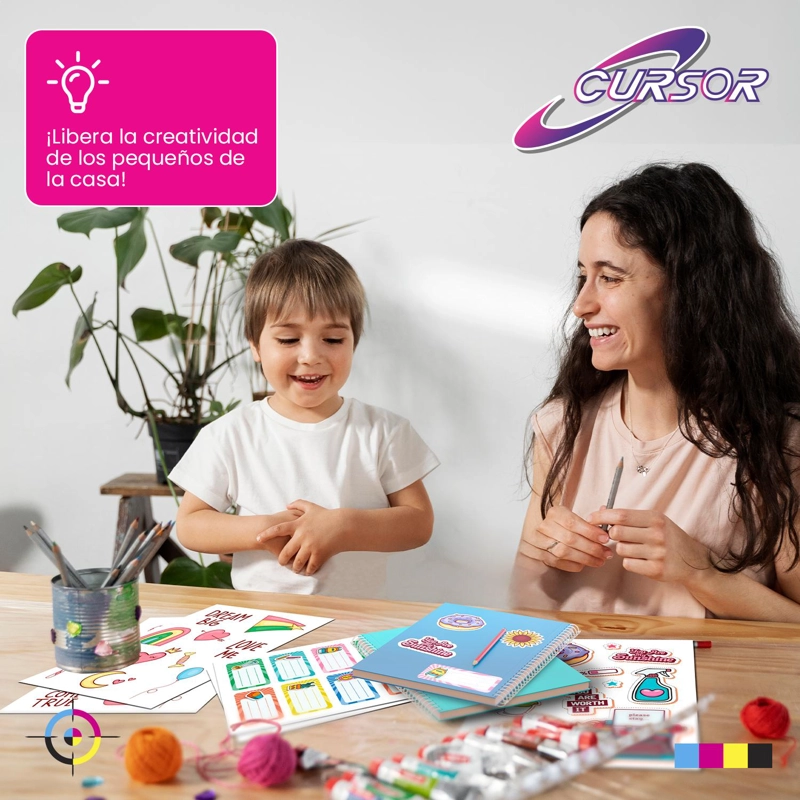 PAPEL FOTOGRAFICO ADHESIVO PREMIUM A4 115GR PACK 50 CURSOR - 5
