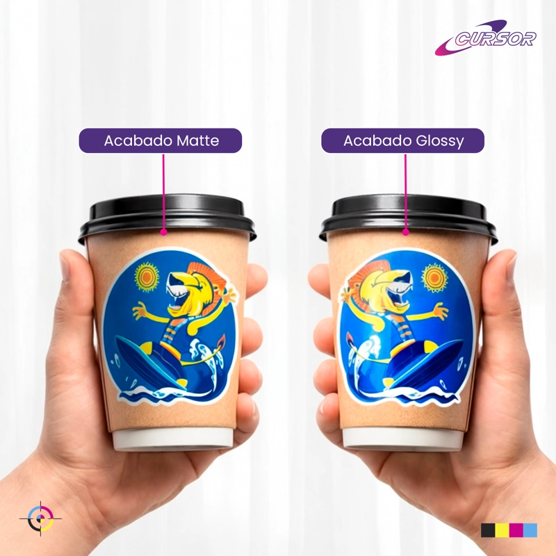 PAPEL ADHESIVO EXTRAFUERTE CURSOR GLOSSY BRILLANTE A4 135G 50HOJAS - 9