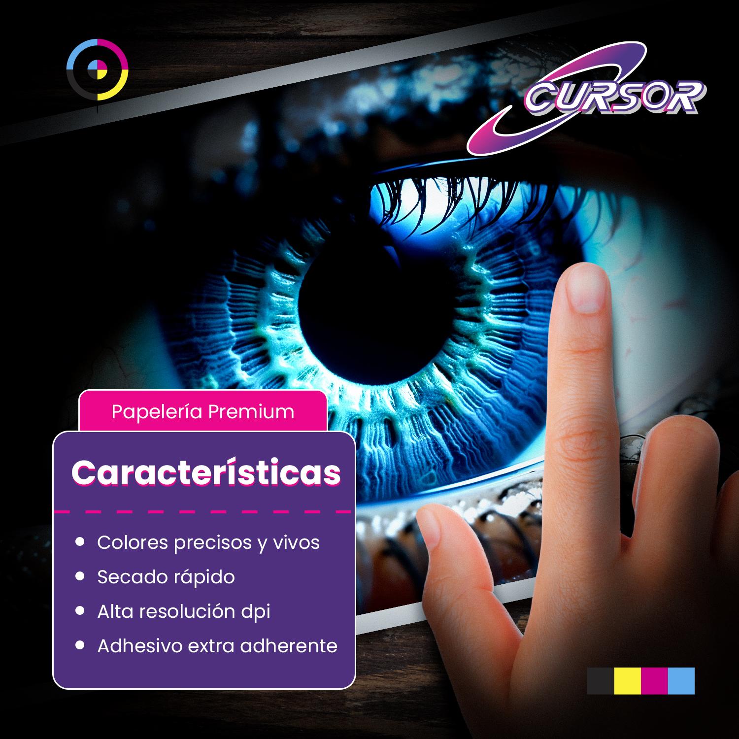 PAPEL FOTOGRÁFICO CURSOR ADHESIVO 115 GR A4 PACK DE 100 - 5