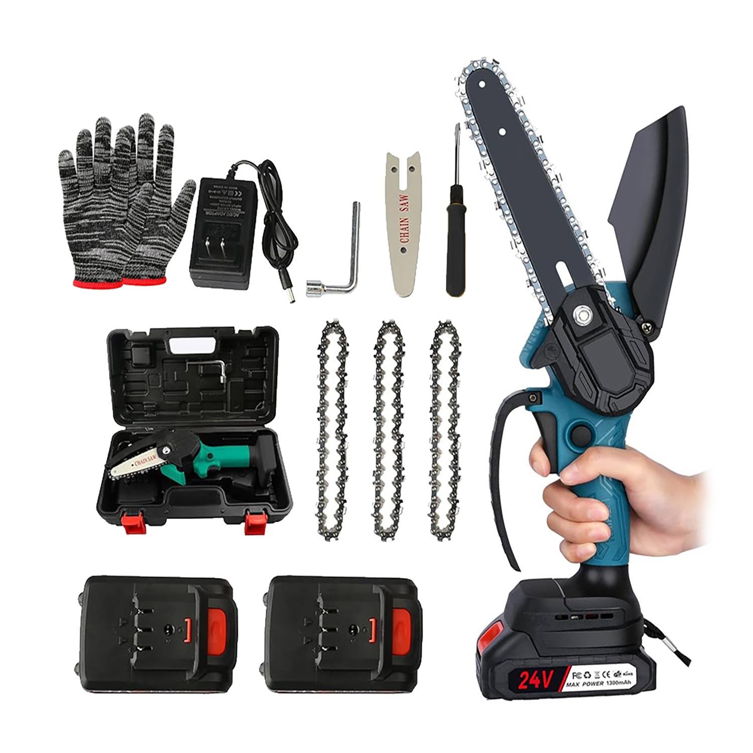 MOTOSIERRA INALÁMBRICA 4 PULGADAS BATERIA 2 EN 1 48V - 1