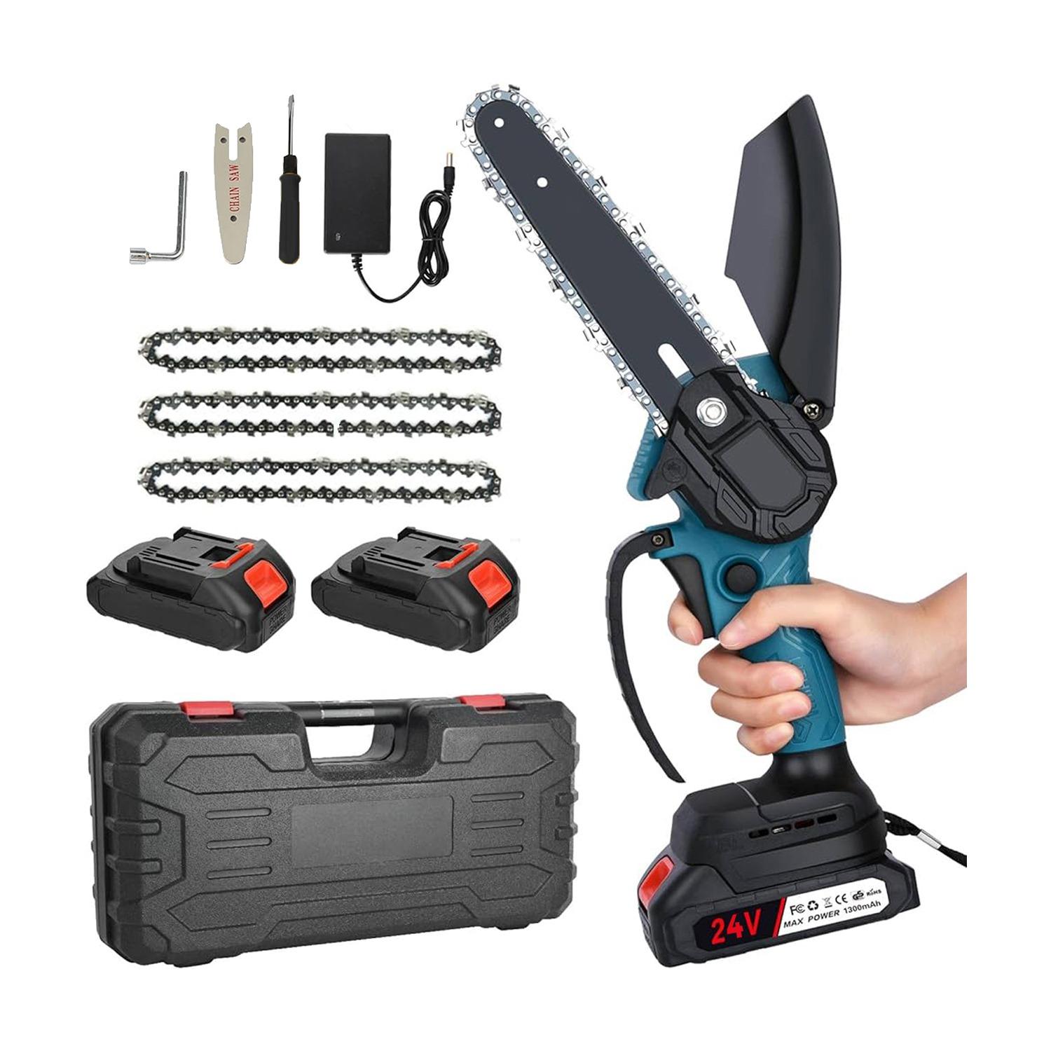 MOTOSIERRA INALÁMBRICA 4 PULGADAS BATERIA 2 EN 1 48V - 3